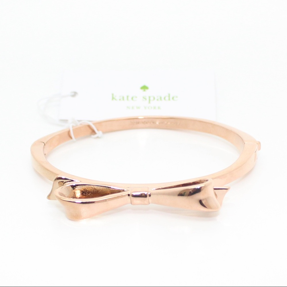 Kate Spade Rose Gold Bow Bangle